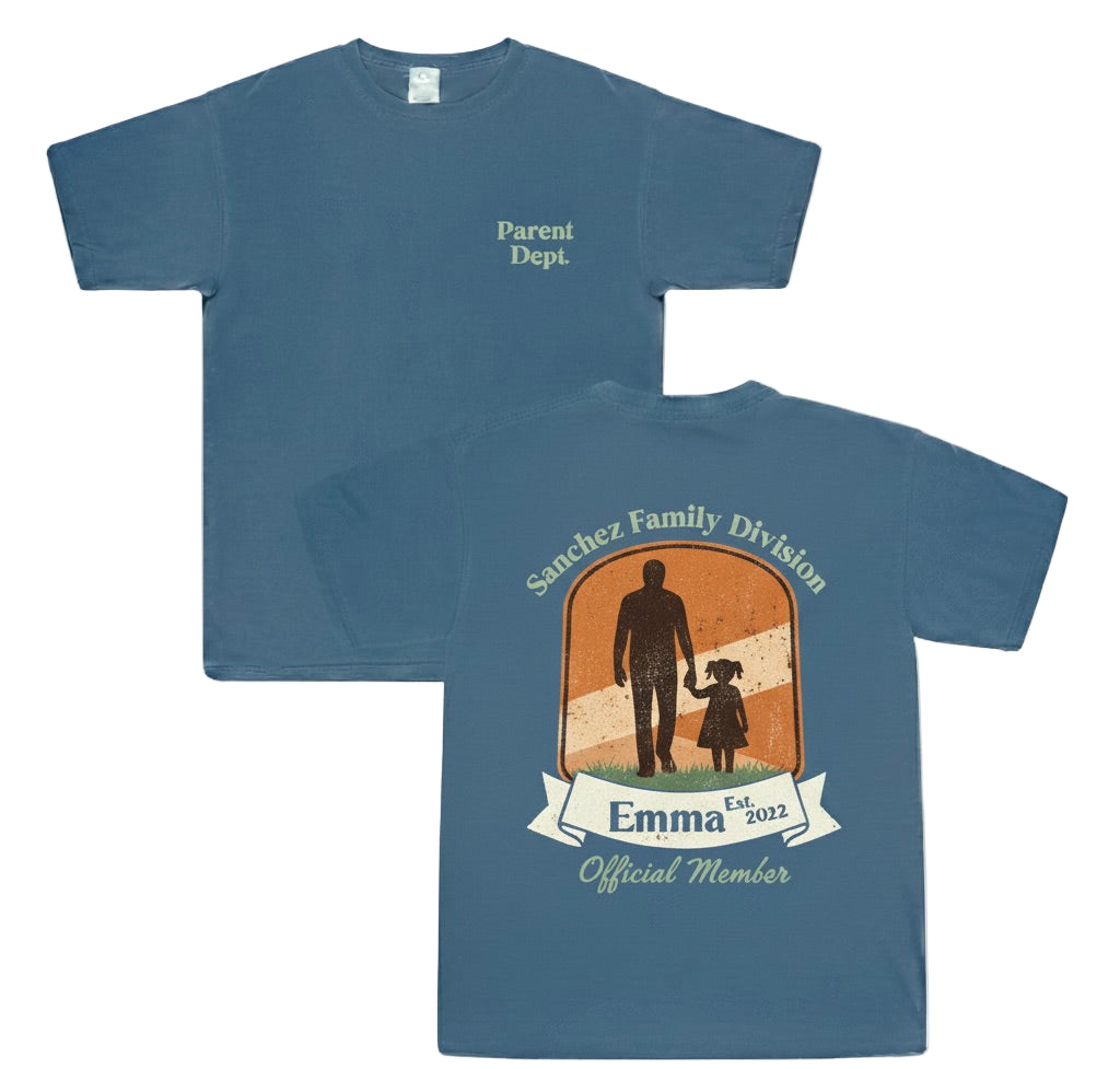 ACID BLUE — PARENT DEPT. VINTAGE TEE