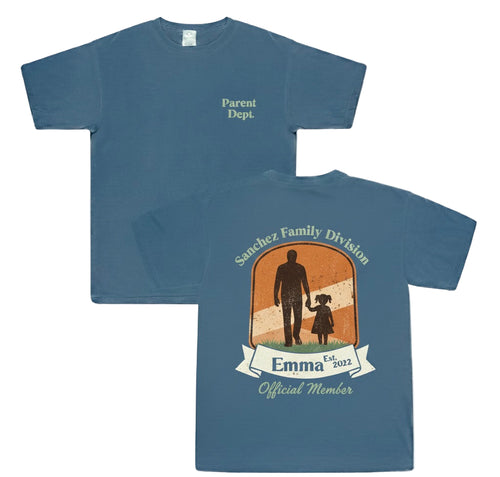 ACID BLUE — PARENT DEPT. VINTAGE TEE